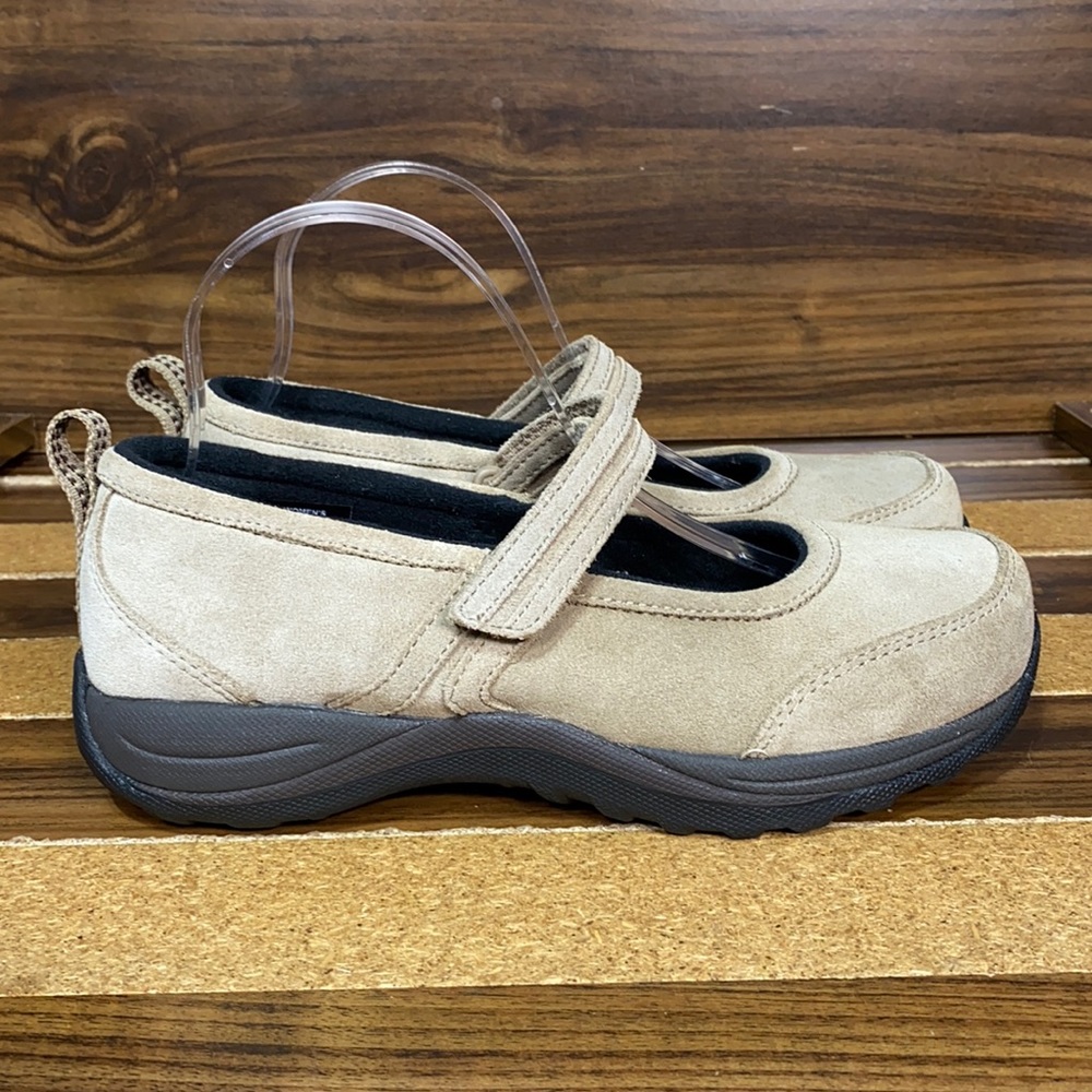 L.L. Bean Suede Mary Jane Shoes
